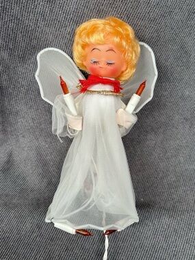 Vintage MCM Angel Christmas tree topper